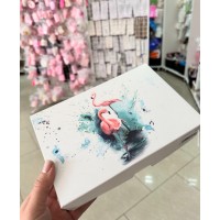 Коробка "Фламінго" 23х15,5х6 см