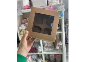 Коробка крафтова 17х17х9см
