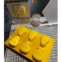 Форма силіконова "Сніговички"