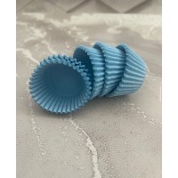 Форма паперова для цукерок(блакитна) 3х2,4см