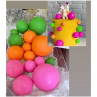 Сфери шоколадні, мікс, 9 штук