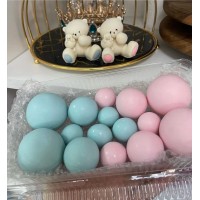 Сфери шоколадні, мікс, 9 штук