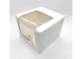 Коробка-акваріум для торта , 25х25х20см