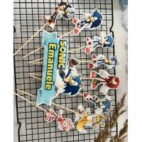 Топпери вафельні "Sonic"/набір