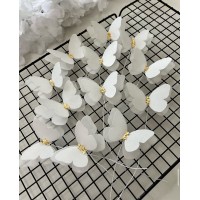 Метелики вафельні,подвійні з золотом,12шт Метелики вафельні,подвійні з золотом,12шт