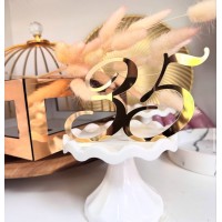 Топпер дзеркальний "35"