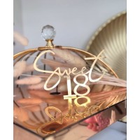 Топпер акриловий "Sweet 18"