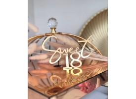 Топпер акриловий "Sweet 18"