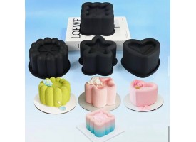 Силіконова форма для євродесертів, розмір для бенто 12,5х7см.