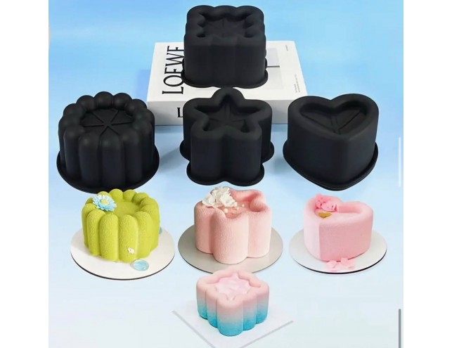 Силіконова форма для євродесертів, розмір для бенто 12,5х7см.