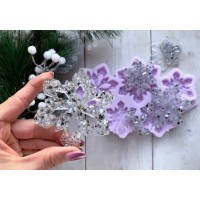 Молд "Кристалічні сніжинки"