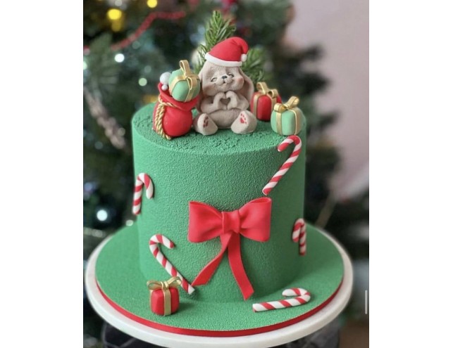 Зайка "лайк" новорічний 