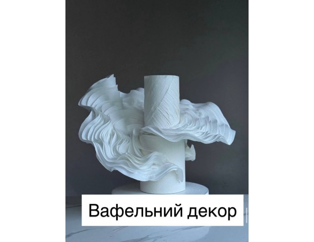 Вафельний декор