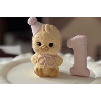 Качечка шоколадна + цифра 