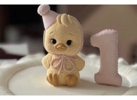 Качечка шоколадна + цифра 