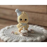 Качечка шоколадна + тортик