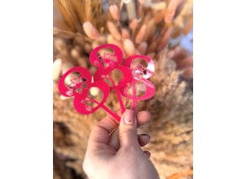 Топпери дзеркальні акрилові, "8 березня"