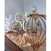 Топпер дзеркальний, 12см.