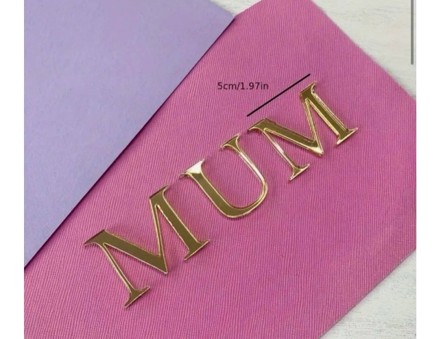 Топпер акриловий "MUM" 