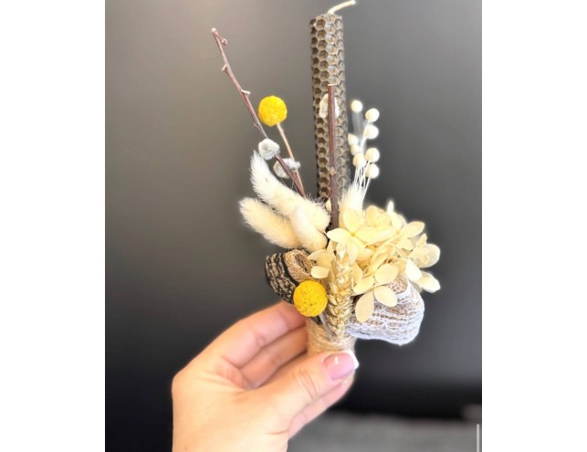 Свічка "нюдове натхнення", ручної роботи