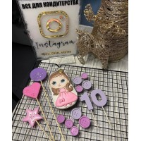 Дитячий декор на тортик (набір)