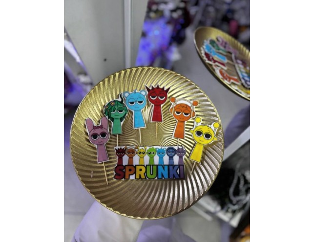 Набір топперів "sprunki"